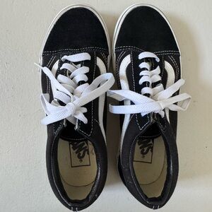 Vans Classic Black and White Sneakers